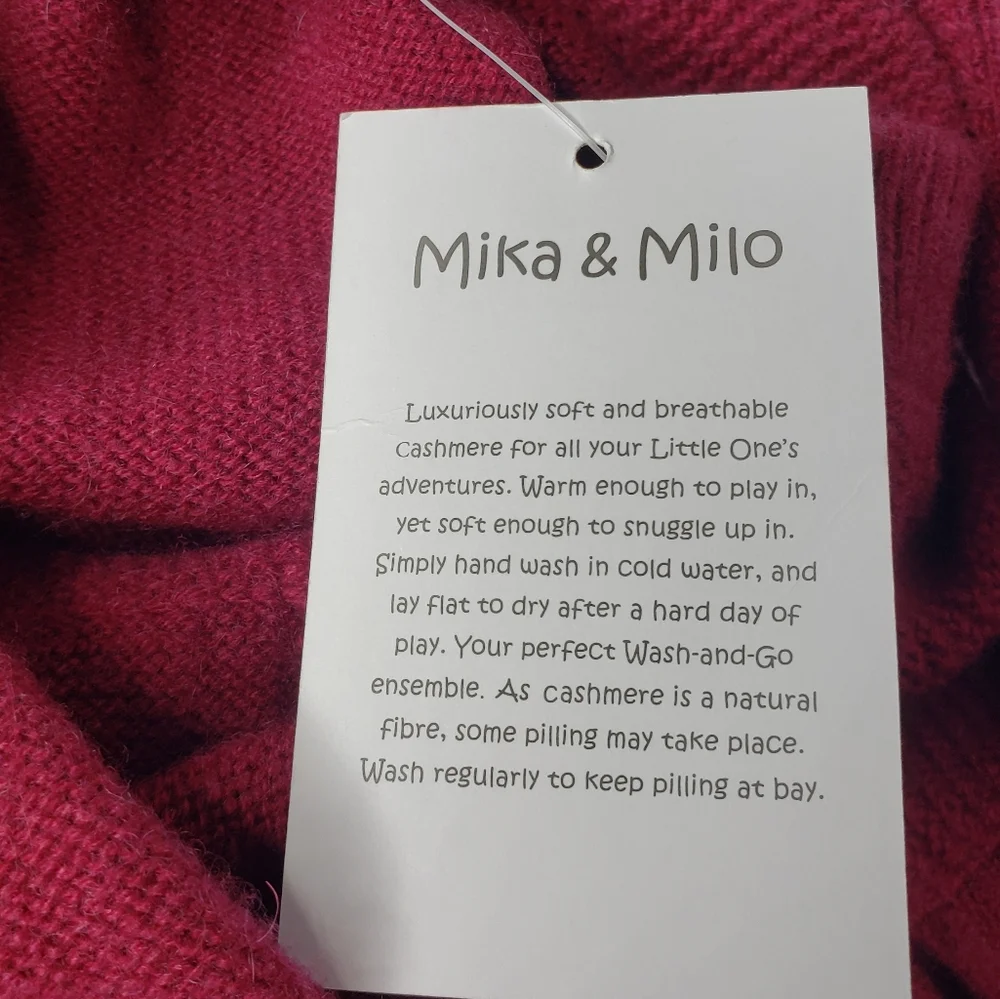 Mika and Milo cashmere ply